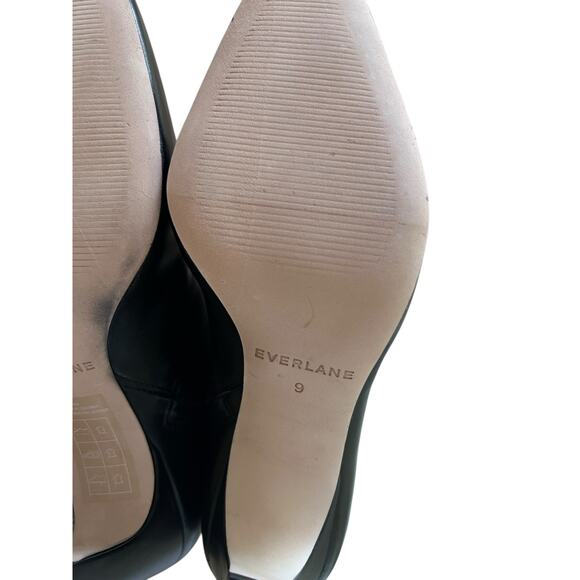 EVERLANE Women's The Short Banana Leather Boot in Black-Size 9 - Picture 8 of 8